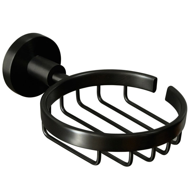 IKON OTUS WIRE SOAP BASKET MATTE BLACK 112MM