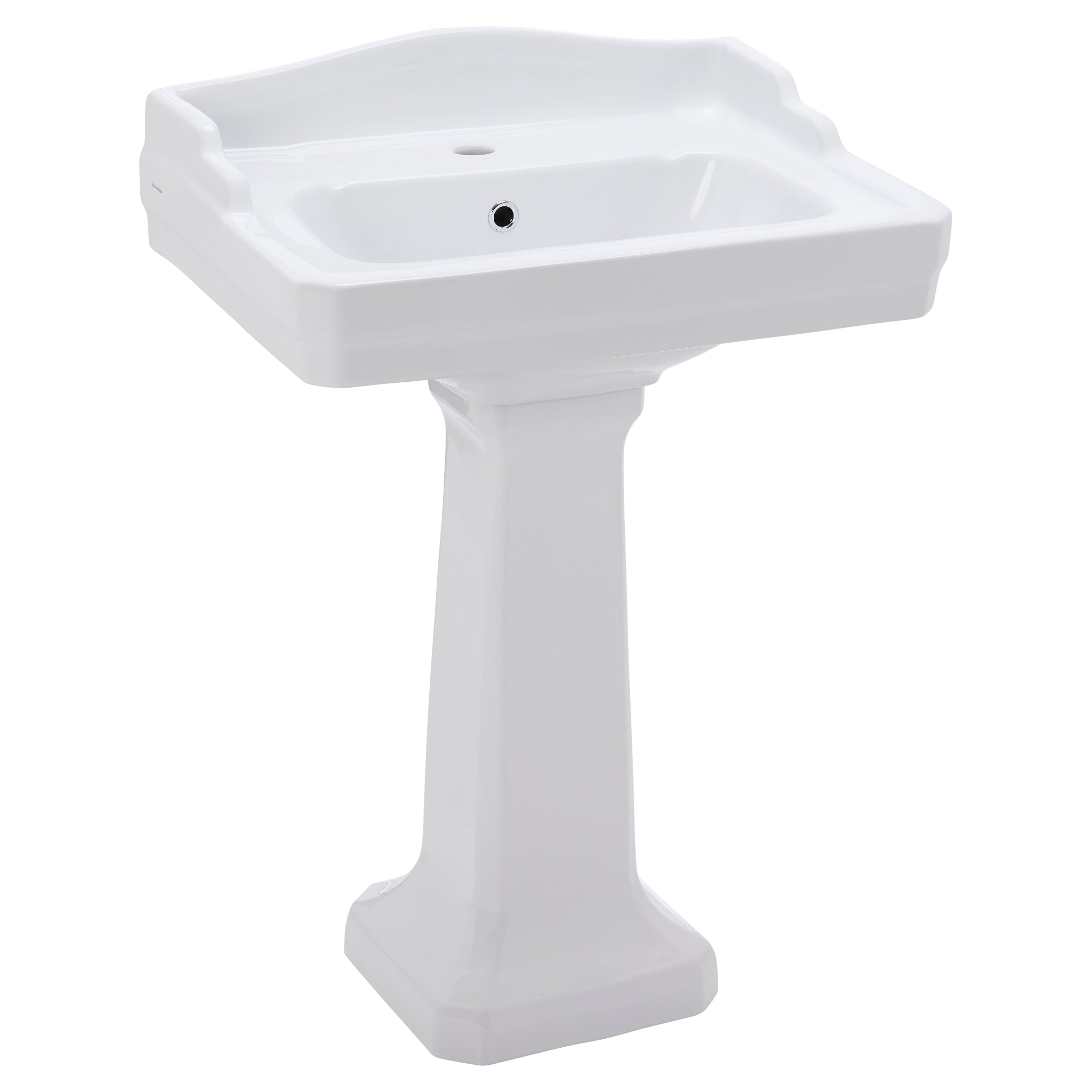 JOHNSON SUISSE COLONIAL WALL HUNG BASINS WHITE 610MM