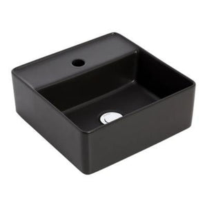 JOHNSON SUISSE VENEZIA SQUARE 1TH COUNTER TOP BASINS BLACK 350MM