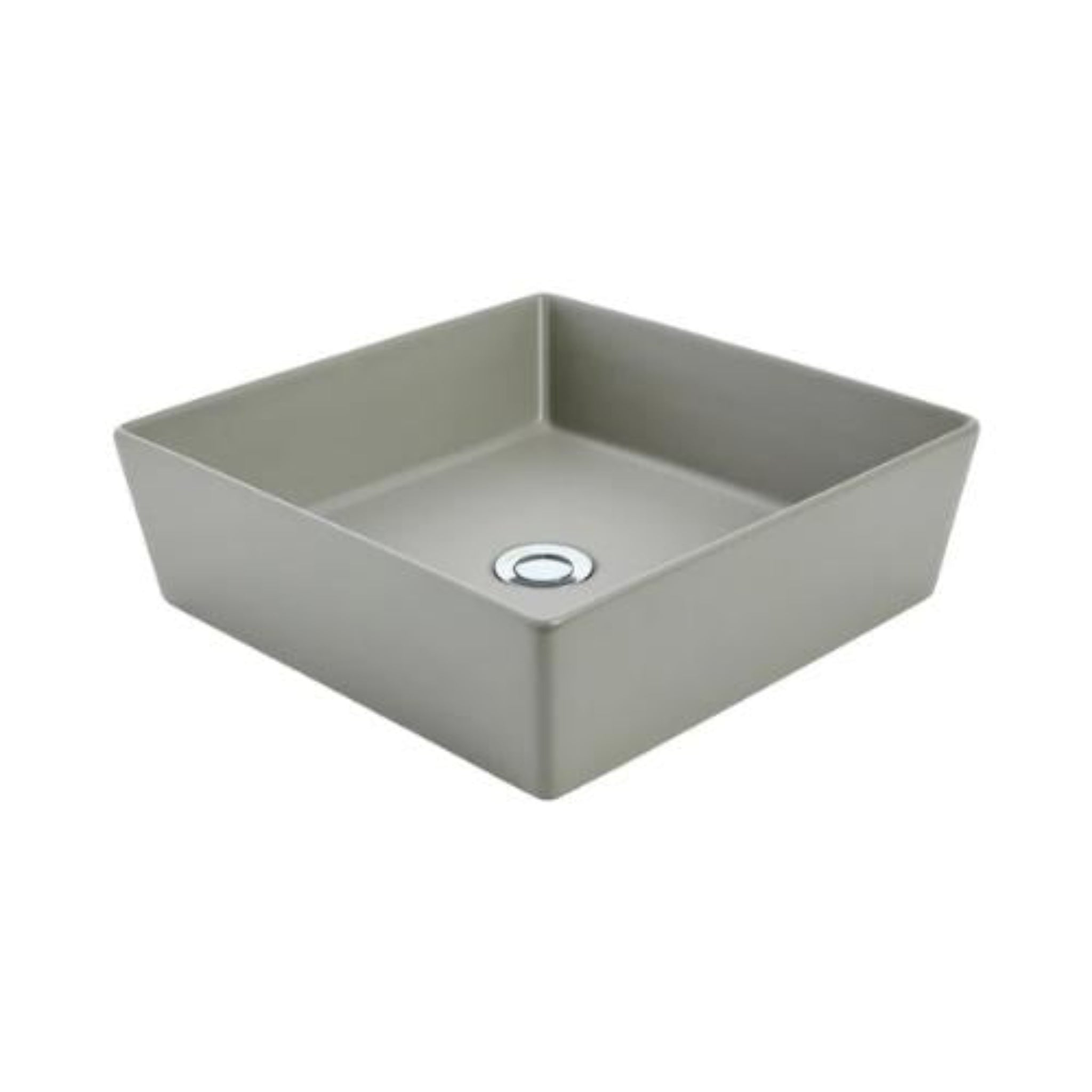 JOHNSON SUISSE VENEZIA SQUARE COUNTER TOP BASINS ASH 380MM