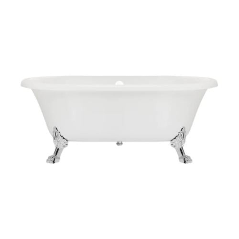 JOHNSON SUISSE COLONIAL FREESTANDING BATH ACRYLIC WHITE 1500MM
