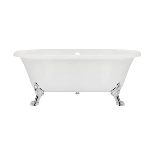 JOHNSON SUISSE COLONIAL FREESTANDING BATH ACRYLIC WHITE 1500MM