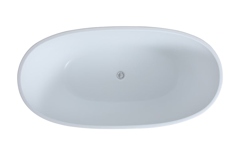 POSEIDON STELLA FREE STANDING BATHTUB GLOSS WHITE (AVAILABLE IN 1500MM AND 1700MM)