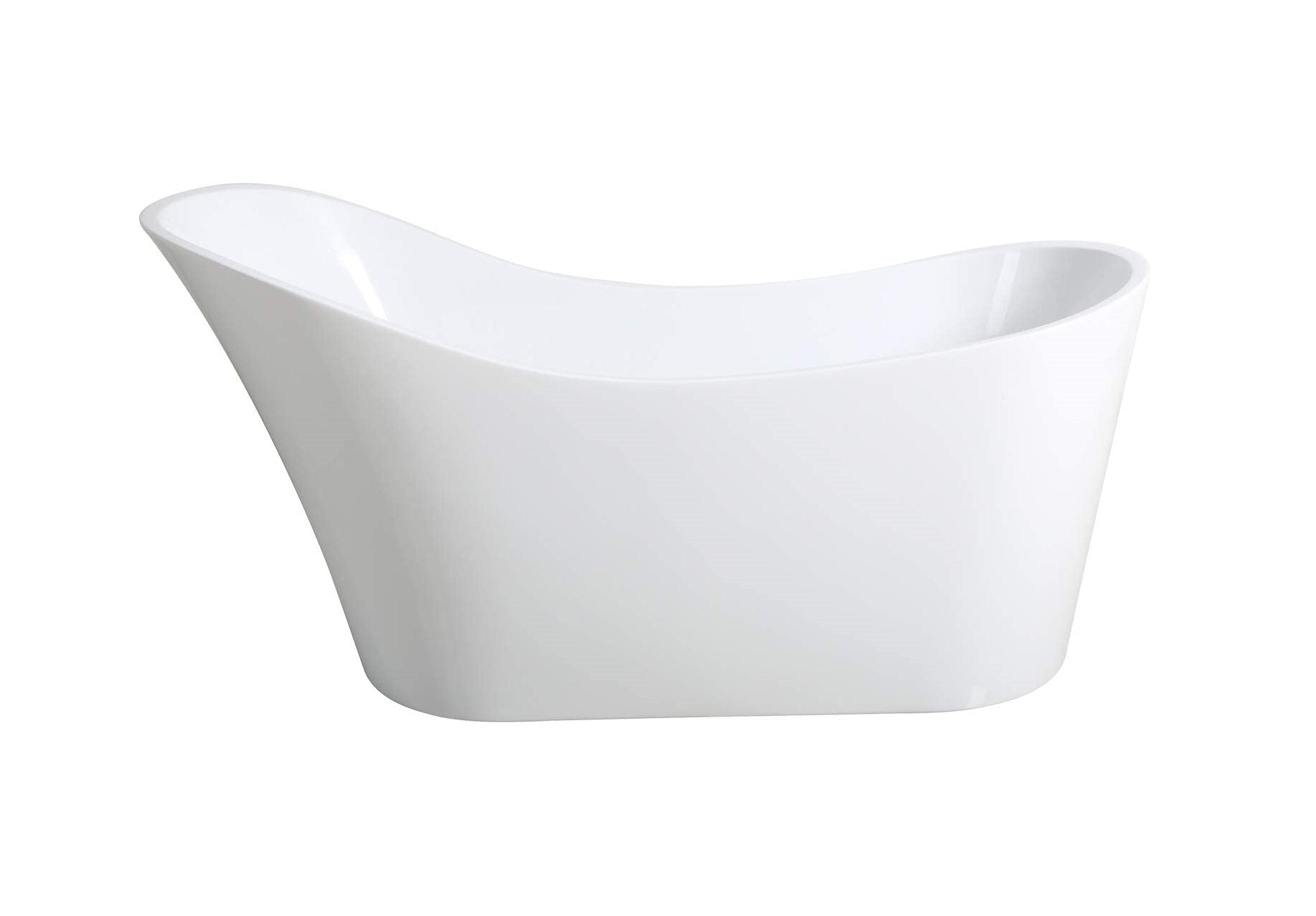 POSEIDON BEVEL FREE STANDING BATH NF GLOSS WHITE (AVAILABLE IN 1400MM, 1500MM AND 1700MM)