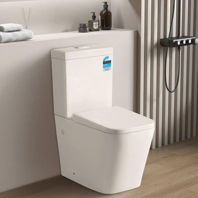 POSEIDON QUBIST BTW TOILET SUITE GLOSS WHITE