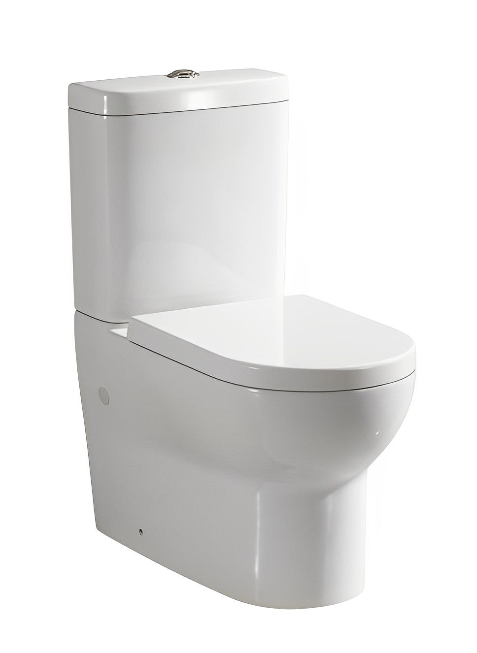 POSEIDON POLO BACK TO WALL TOILET SUITE GLOSS WHITE