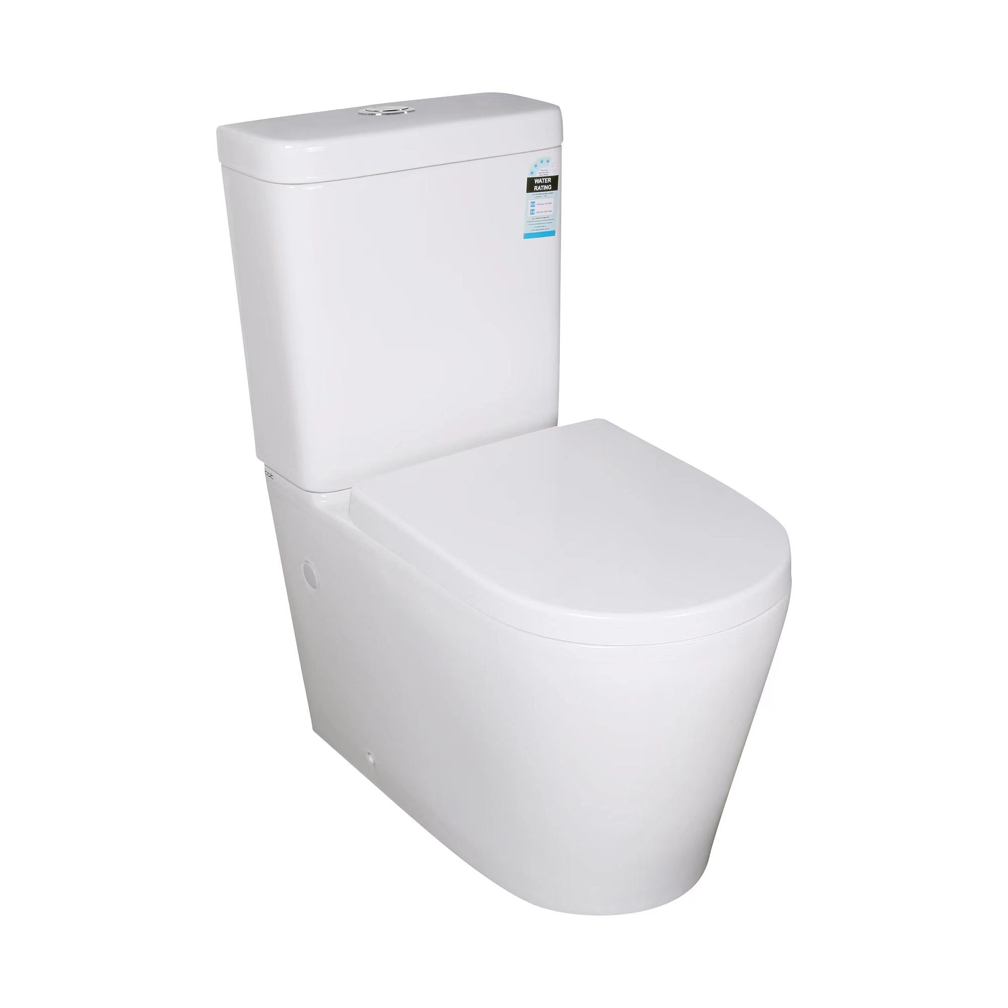 POSEIDON KASEY BACK TO WALL TOILET SUITE GLOSS WHITE