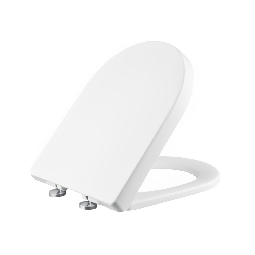 POSEIDON AMBULANT BOX RIM TOILET SUITE GLOSS WHITE