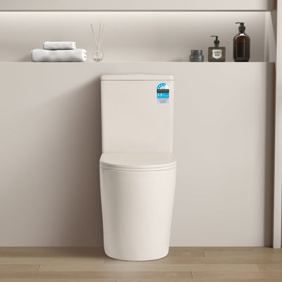 POSEIDON AVIS RIMLESS BACK TO WALL TOILET SUITE MATTE WHITE