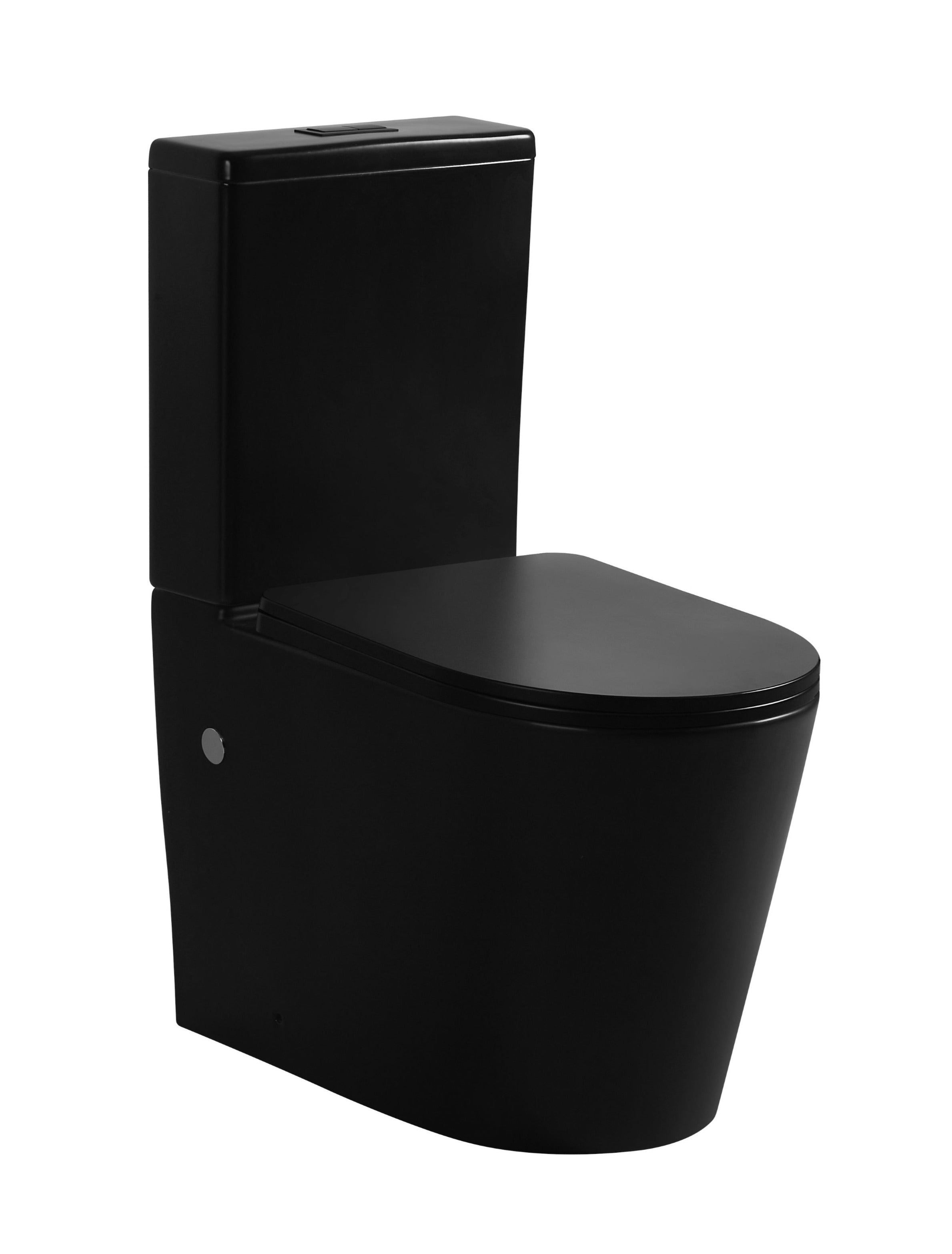 POSEIDON AVIS RIMLESS BACK TO WALL TOILET SUITE MATTE WHITE