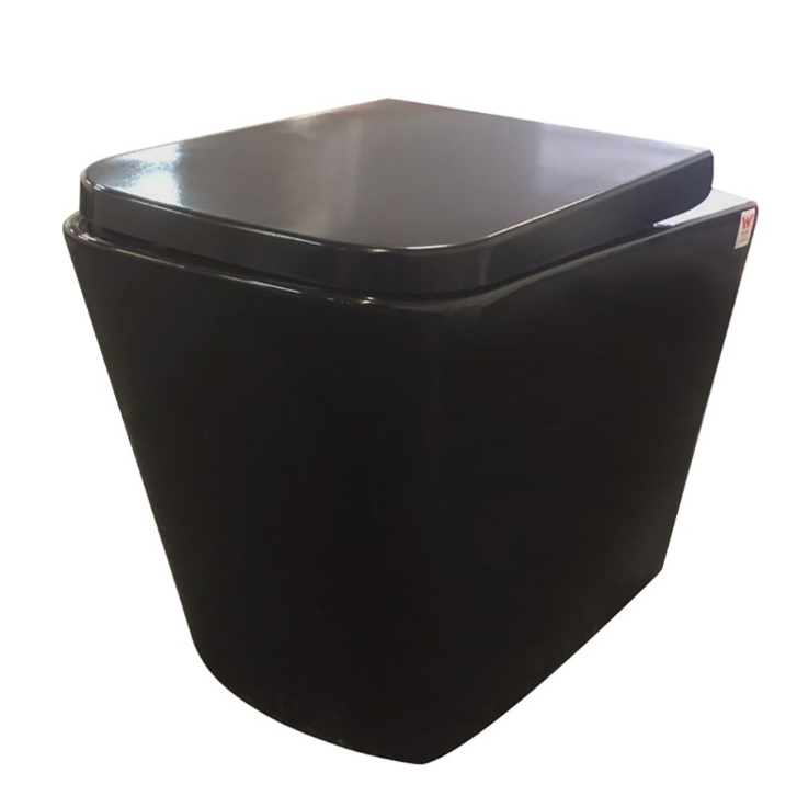 POSEIDON QUBIST WALL FACED PAN GLOSS BLACK