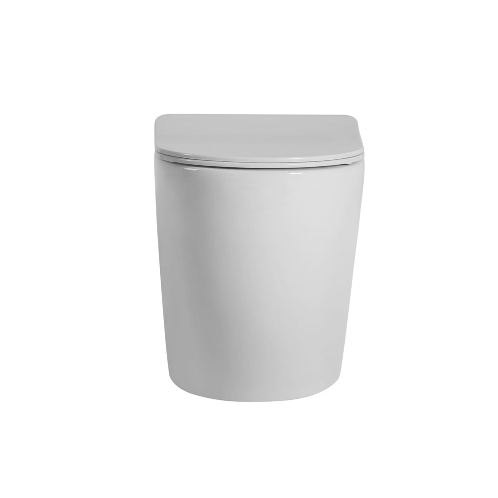 POSEIDON VEDA WALL FACED FLOOR PAN GLOSS WHITE