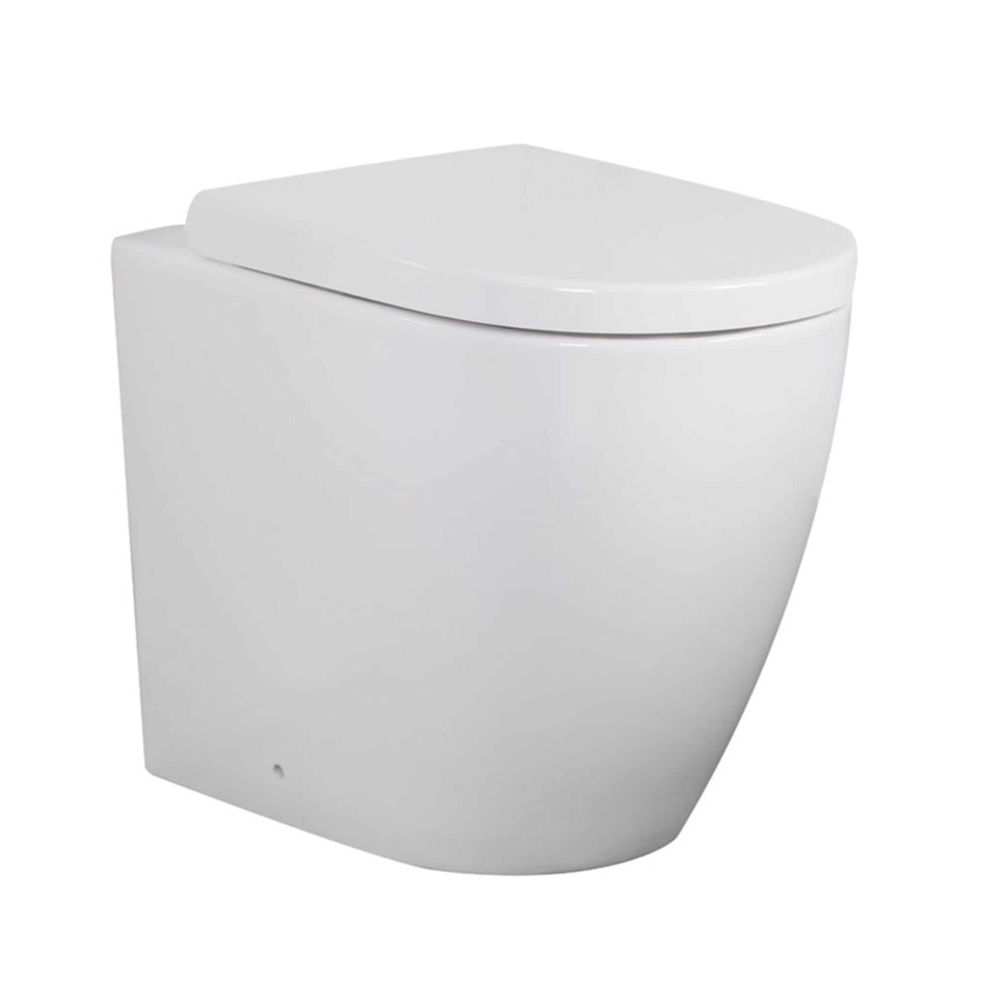 POSEIDON ELVERA TORNADO WALL FACED FLOOR PAN GLOSS WHITE