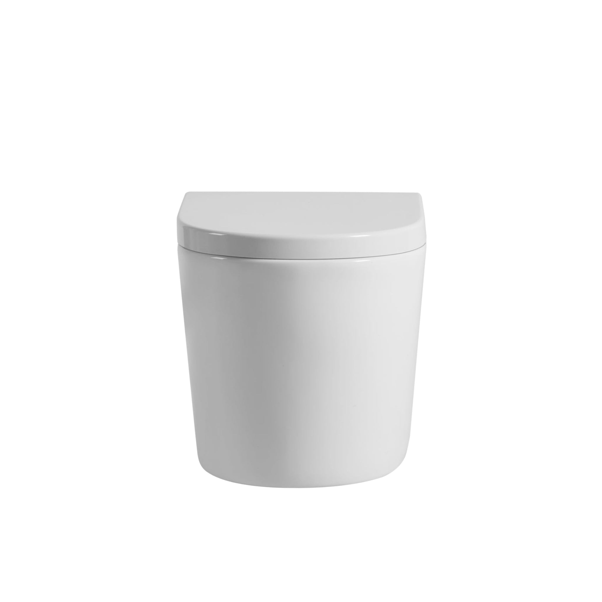 POSEIDON AVIS RIMLESS WALL HUNG PAN GLOSS WHITE