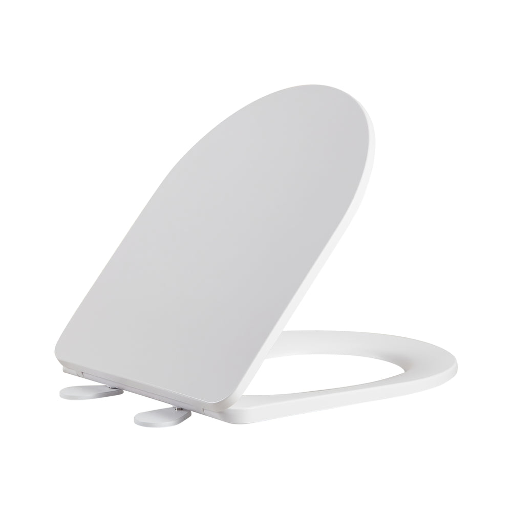 POSEIDON AVIS COMPACT RIMLESS TOILET SUITE GLOSS WHITE