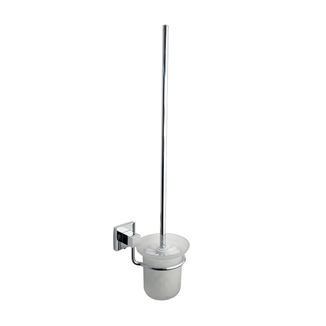 LINKWARE LOUI TOILET PAN SQUARE BRUSH AND HOLDER CHROME