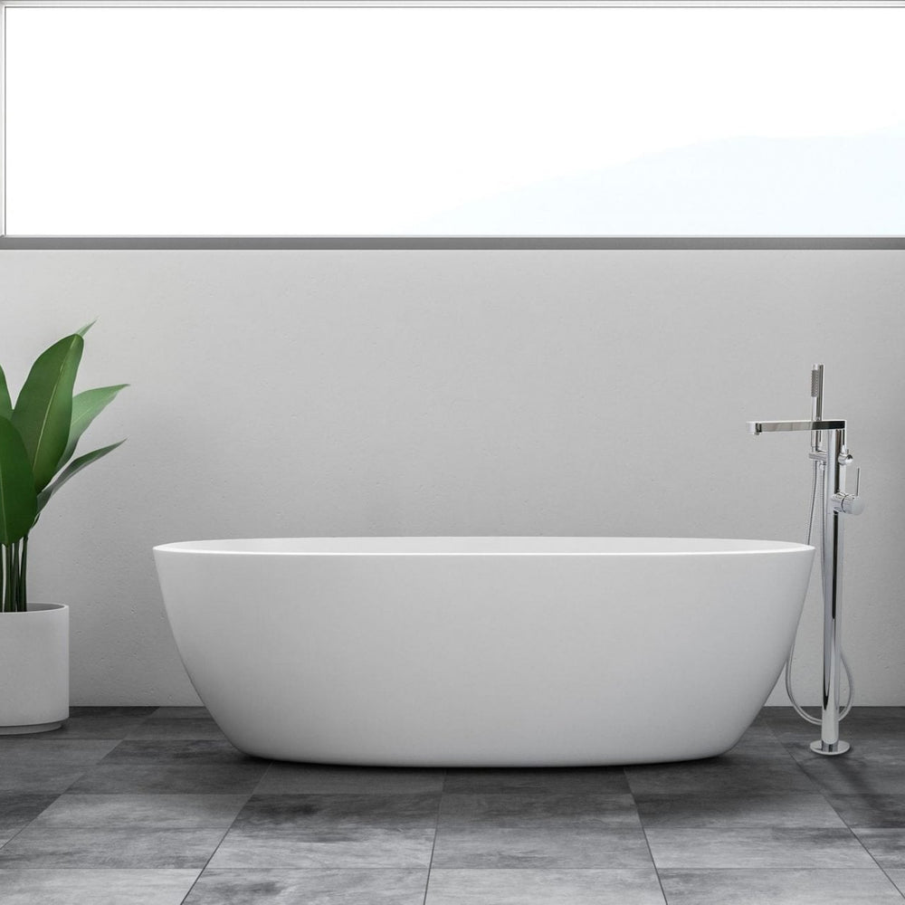LINSOL EMILY FREESTANDING BATH FILLER CHROME