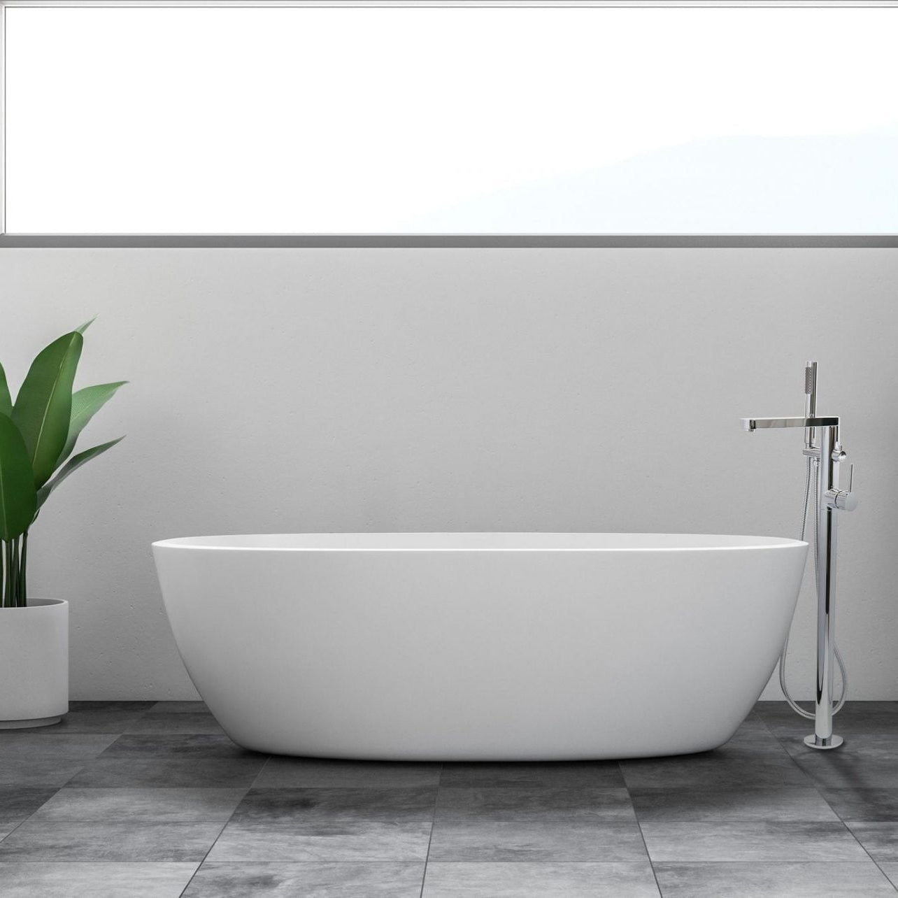 LINSOL EMILY FREESTANDING BATH FILLER CHROME