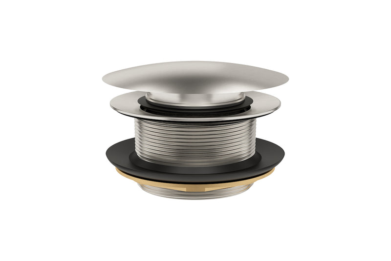 LINSOL EZYFLOW POP-UP PLUG & WASTE BRUSHED NICKEL 40MM