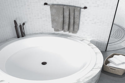 LINSOL EZYFLOW POP-UP PLUG & WASTE MATTE BLACK 40MM