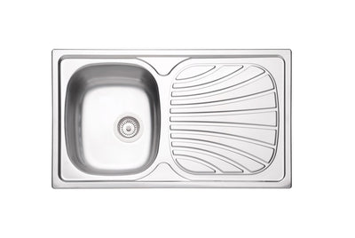 LINSOL PRIME 21L SINK AND TRAY STAINLESS STEEL 860MM