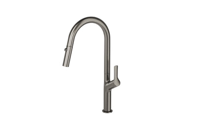 LINSOL TISH PULL-OUT SINK MIXER 463MM GUN METAL