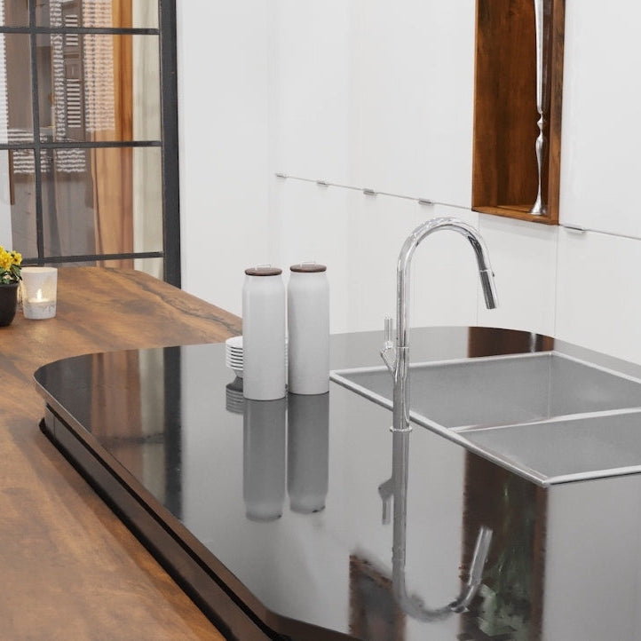 LINSOL TISH PULL-OUT SINK MIXER 463MM CHROME