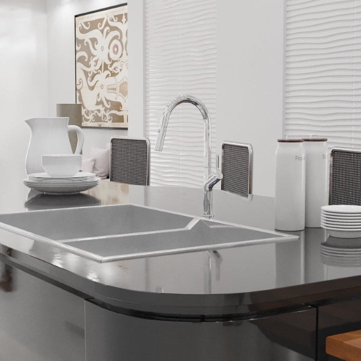 LINSOL TISH PULL-OUT SINK MIXER 463MM CHROME