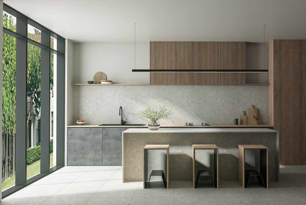 LINSOL TOMMY PULL DOWN SINK MIXER 430MM MATTE BLACK AND WHITE