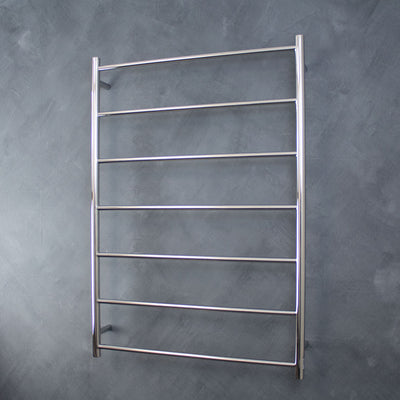 RADIANT HEATING 7-BARS ROUND NON-HEATED TOWEL RAIL CHROME 800MM