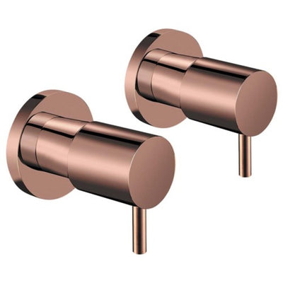 HELLYCAR LUXURY LEAD FREE WALL TOP ASSEMBLIES ROSE GOLD