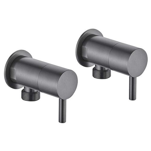 HELLYCAR LUXURY WASHING MACHINE SET BRUSHED GUN METAL
