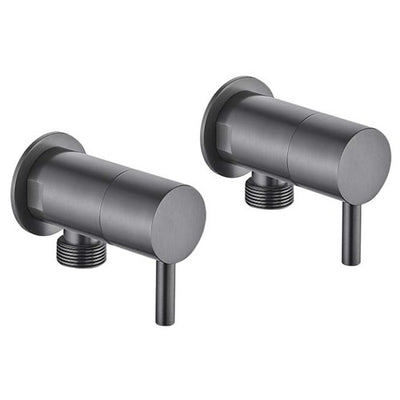 HELLYCAR LUXURY WASHING MACHINE SET BRUSHED GUN METAL