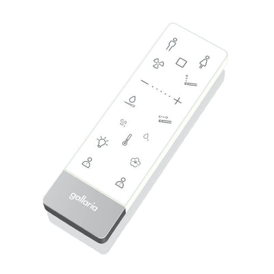 GALLARIA LENZA COMFORT RIMLESS WALL FACE PAN AND REMOTE BIDET PACKAGE GLOSS WHITE