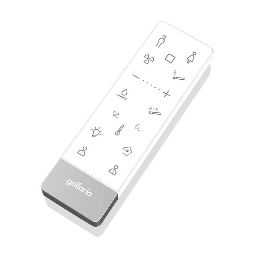 GALLARIA LENZA COMFORT RIMLESS WALL HUNG PAN AND REMOTE BIDET PACKAGE GLOSS WHITE