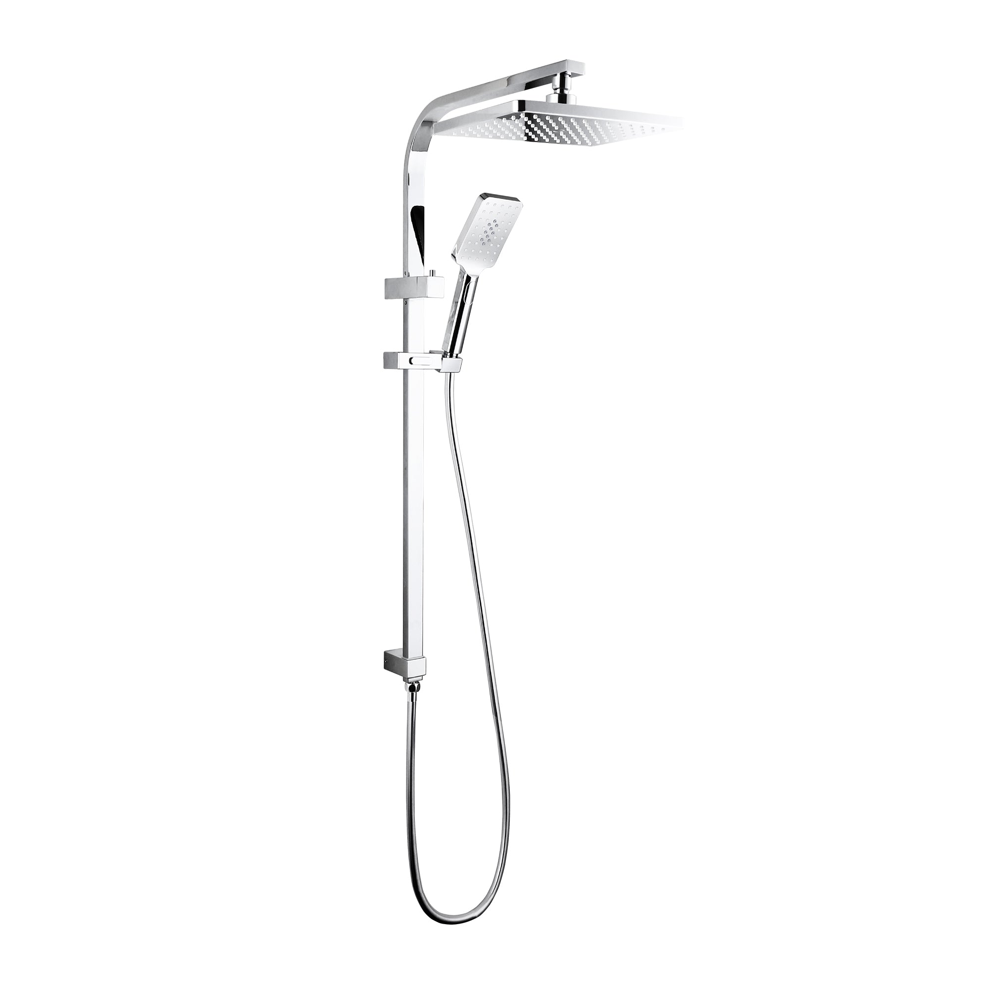 LINKWARE LIBERTY TWIN SHOWER WITH RAIL SYSTEM CHROME