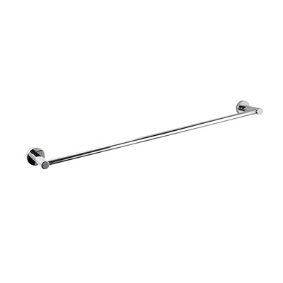 LINKWARE LOUI SINGLE NON-HEATED TOWEL RAIL 790MM CHROME