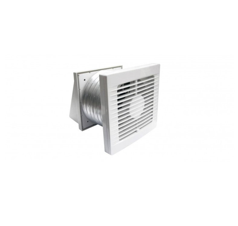 MANROSE STANDARD THROUGH WALL FAN KIT 100MM