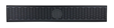 GRATES2GO MATTE BLACK BRICK PATTERN DRAIN 1000MM LENGTH (CUSTOM AVAILABLE)