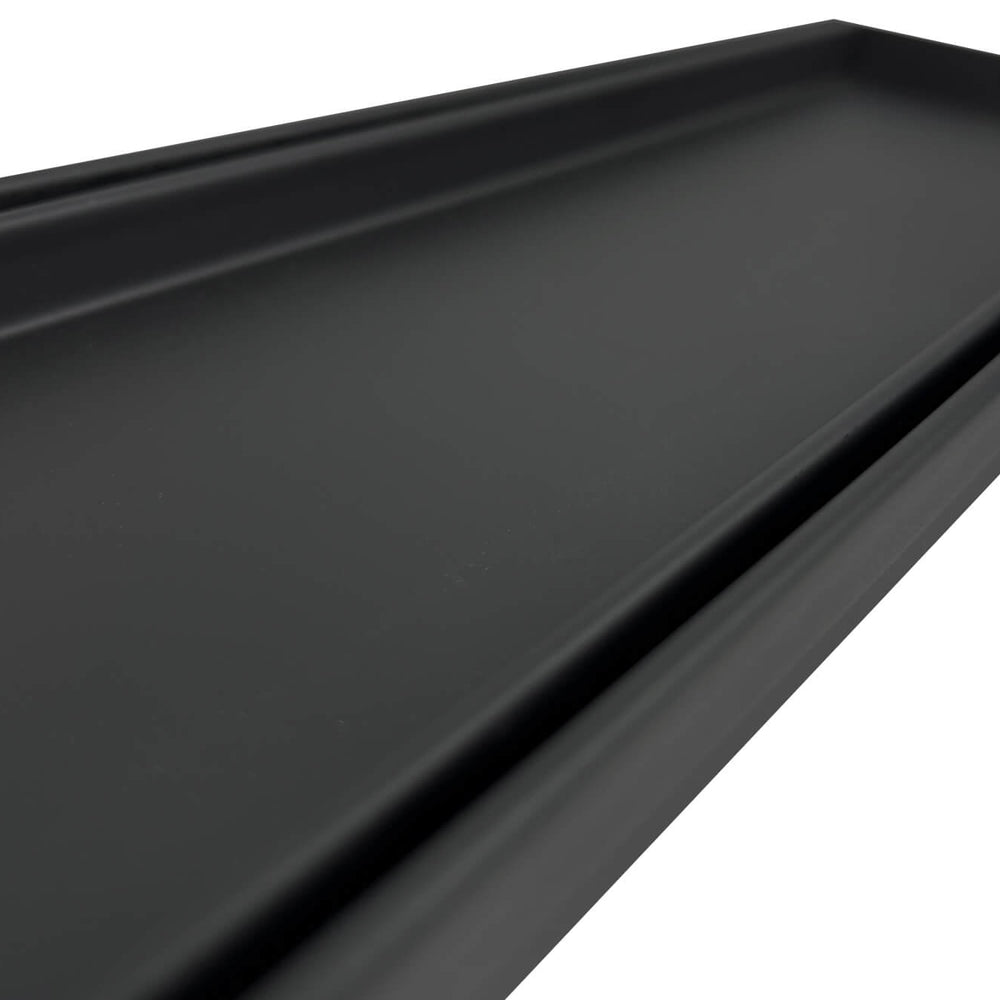 GRATES2GO TILE INSERT DRAIN MATTE BLACK 1000MM (CUSTOM AVAILABLE)