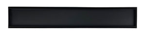 GRATES2GO TILE INSERT DRAIN MATTE BLACK 1000MM (CUSTOM AVAILABLE)