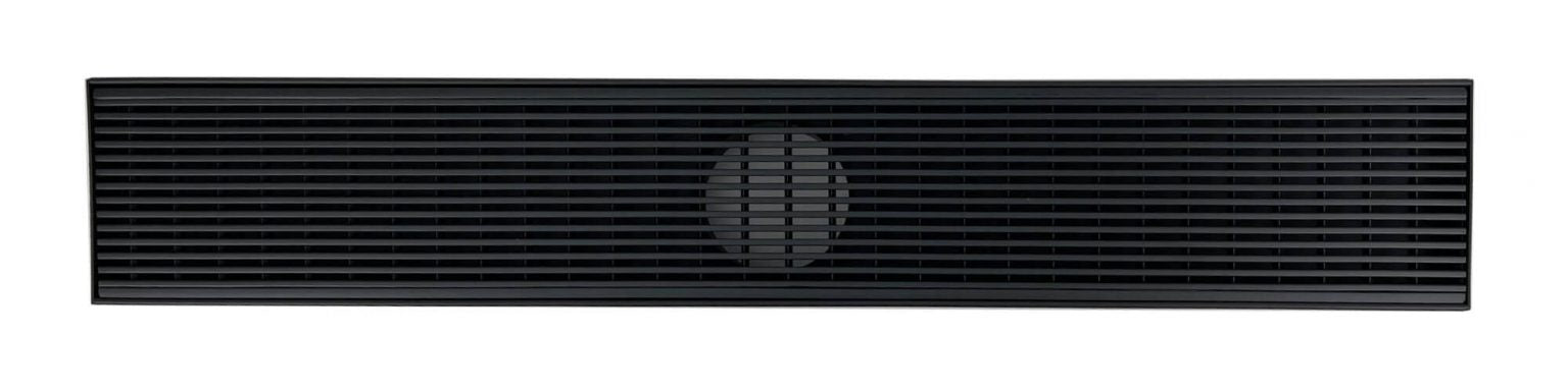 GRATES2GO MATTE BLACK WEDGE WIRE DRAIN 1000MM LENGTH (CUSTOM AVAILABLE)