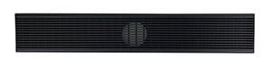 GRATES2GO MATTE BLACK WEDGE WIRE DRAIN 1000MM LENGTH (CUSTOM AVAILABLE)