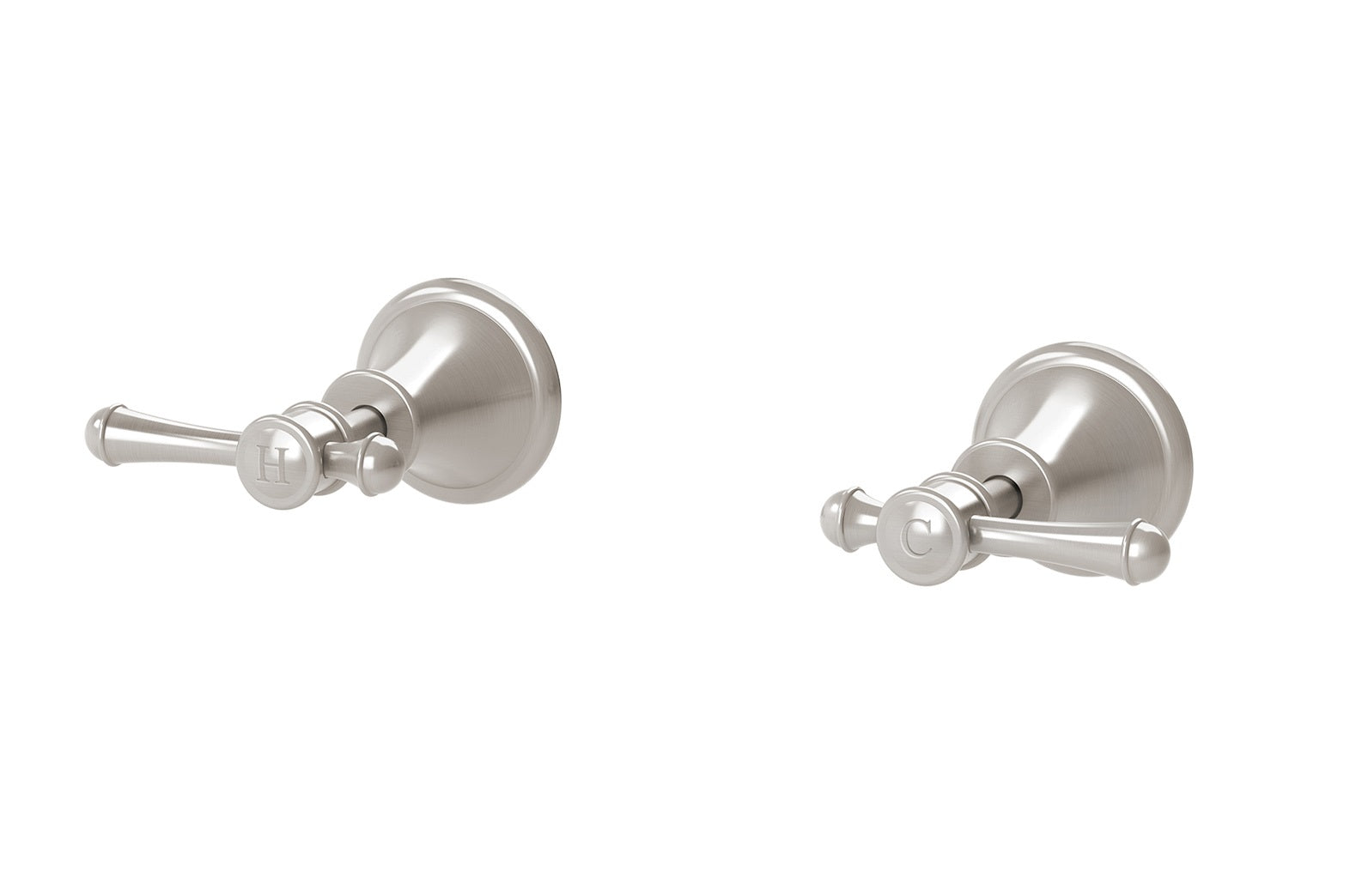 PHOENIX NOSTALGIA LEVER WALL TOP ASSEMBLIES BRUSHED NICKEL