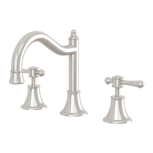 PHOENIX NOSTALGIA LEVER BASIN SET SHEPHERDS CROOK 184MM BRUSHED NICKEL