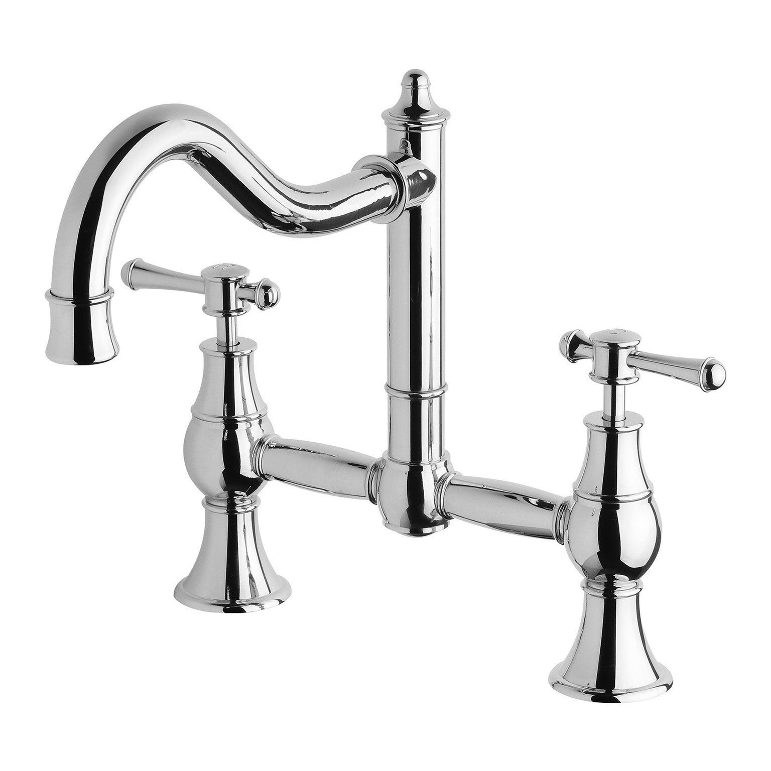 PHOENIX NOSTALGIA EXPOSED SINK SET SHEPHERDS CROOK CHROME