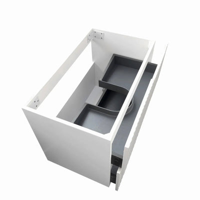 OTTI NOOSA MATTE WHITE 600MM SINGLE BOWL FLOOR STANDING VANITY