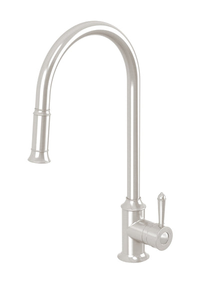PHOENIX NOSTALGIA LEAD FREE PULL OUT SINK MIXER 476MM BRUSHED NICKEL