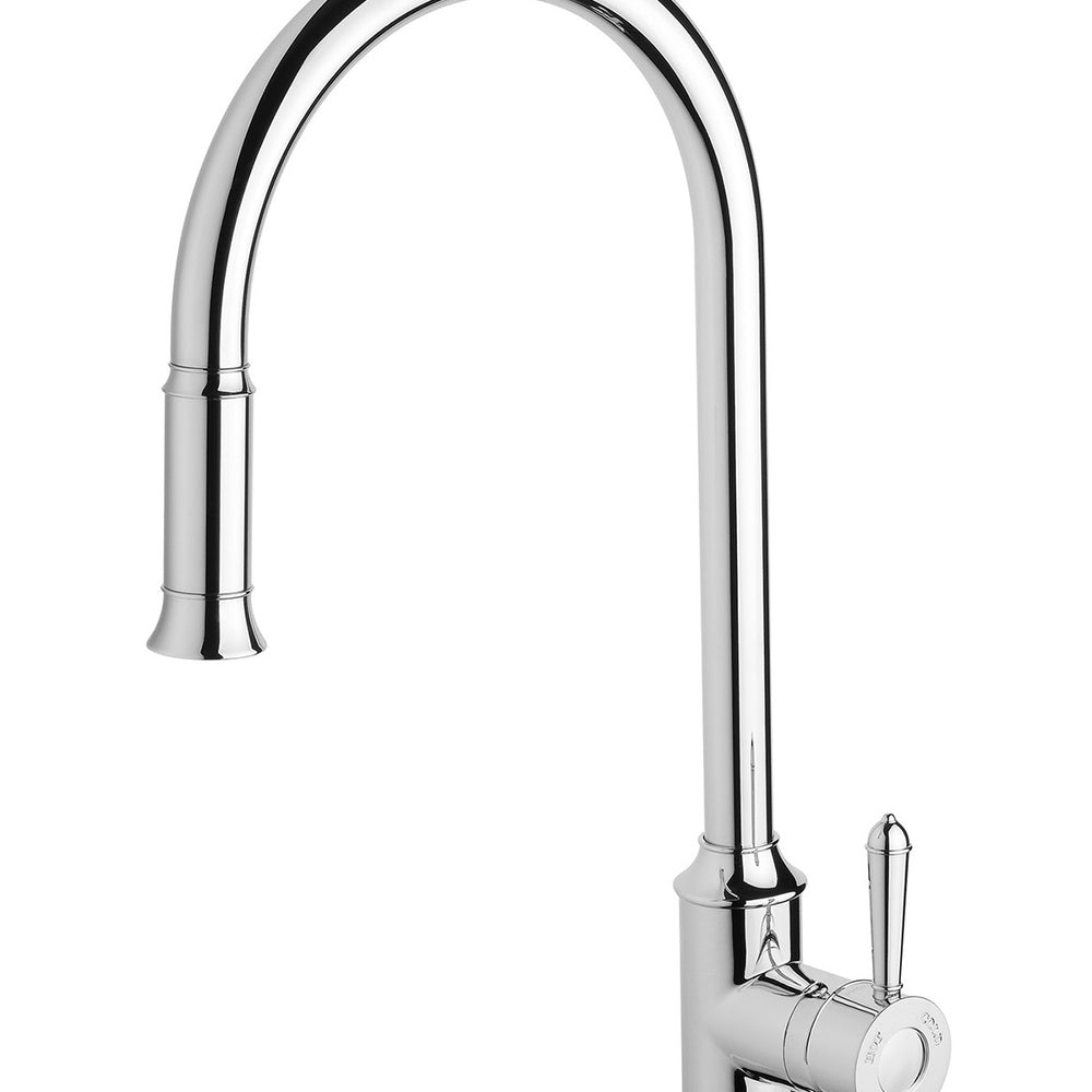 PHOENIX NOSTALGIA LEAD FREE PULL OUT SINK MIXER 476MM CHROME