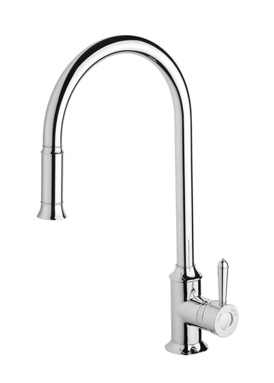 PHOENIX NOSTALGIA LEAD FREE PULL OUT SINK MIXER 476MM CHROME